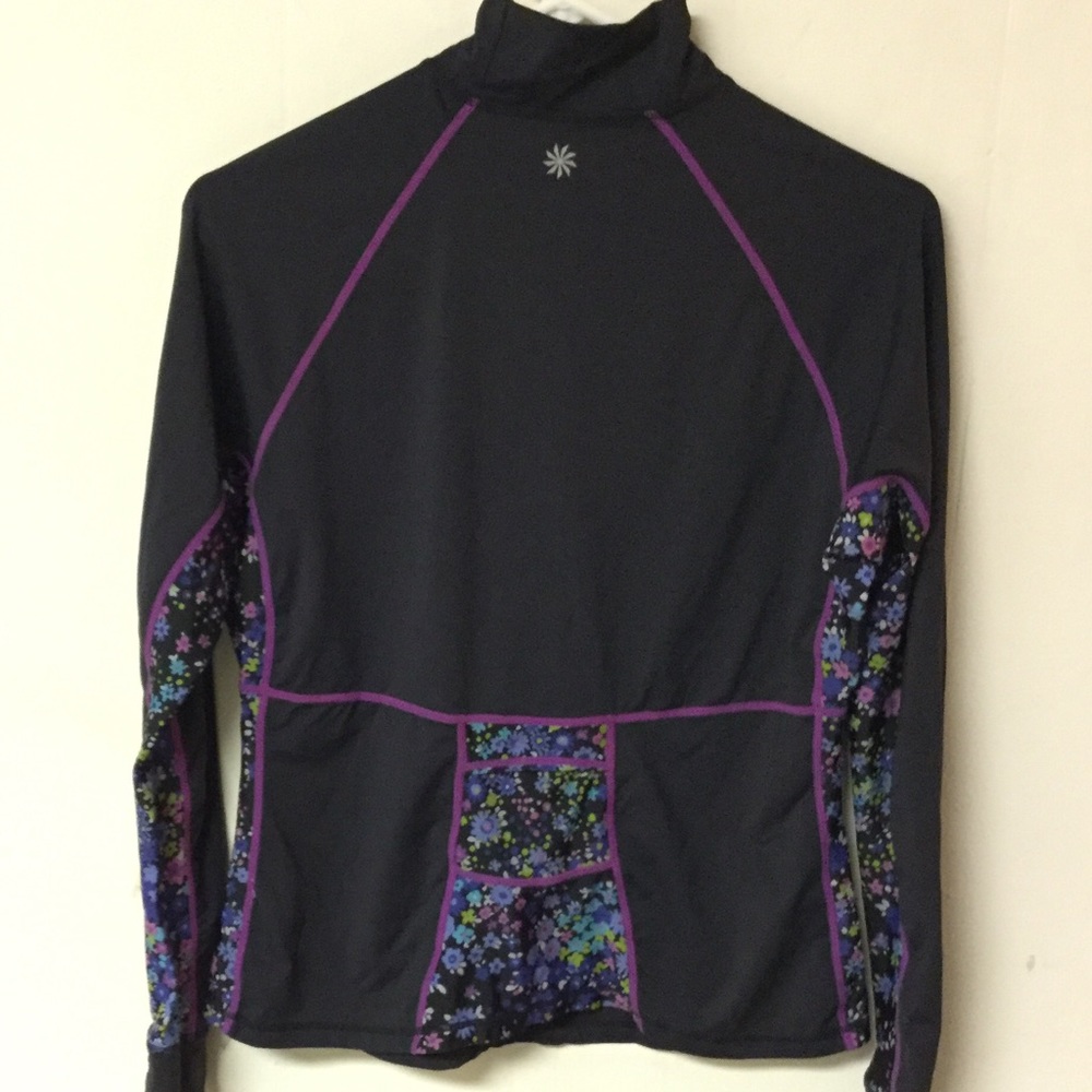 Athleta pullover with cute flower detail. - Picture 2 of 3